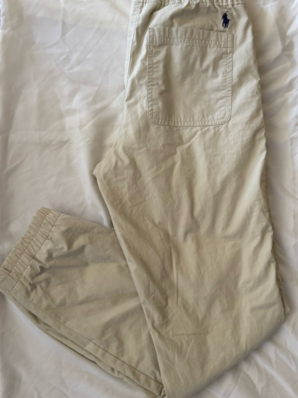 Polo by Ralph Lauren Light Beige Drawstring Chinos